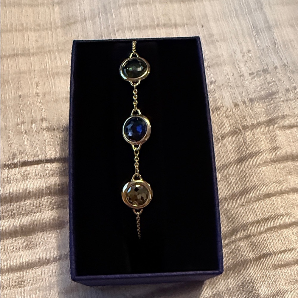 Swarovski Tahlia Bracelet with Gold and Multicolor Crystals brand new in box - Picture 2 of 5